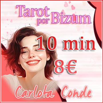 Tarot Bizum Carlota Conde, Teléfono 910783449, 10 Minutos